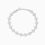 Bracciale Mabina donna Fiori con zirconi bianchi