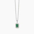 Collana Mabina donna Baguette smeraldo