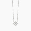 Collana Mabina donna Fiore zirconi bianchi