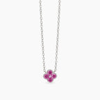Collana Mabina donna Fiore tormaline rosa