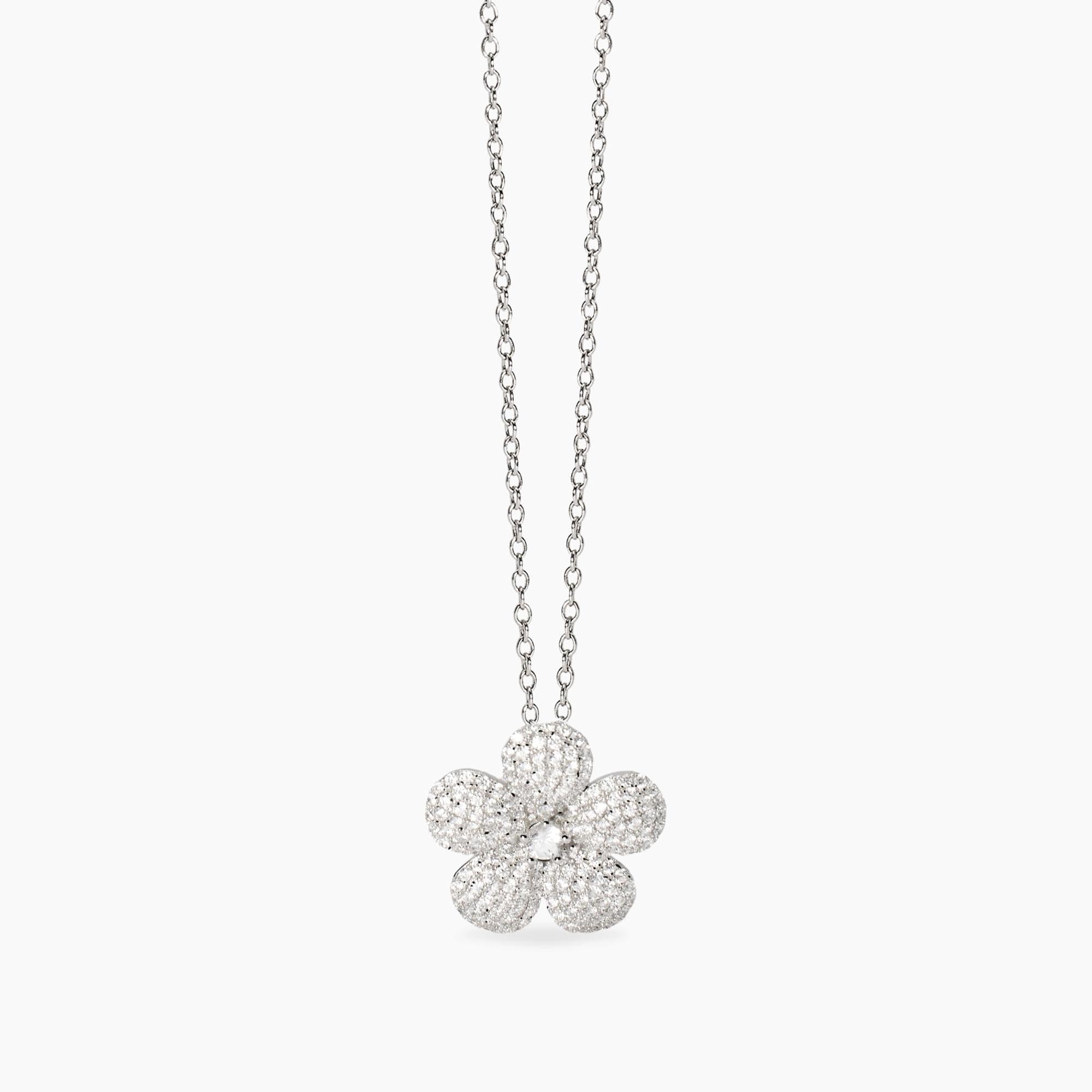 Collana Mabina donna Fiore zirconato