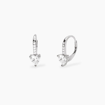 Orecchini Mabina donna Monachella con zircone a cuore