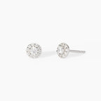Orecchini Mabina donna Bottoncino con zirconi