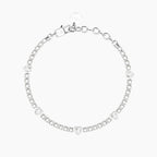 Bracciale Kidult donna Tennis cristalli e cuori Energia-Fortuna