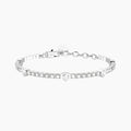 Bracciale Kidult donna Tennis cristalli e cuori Energia-Fortuna