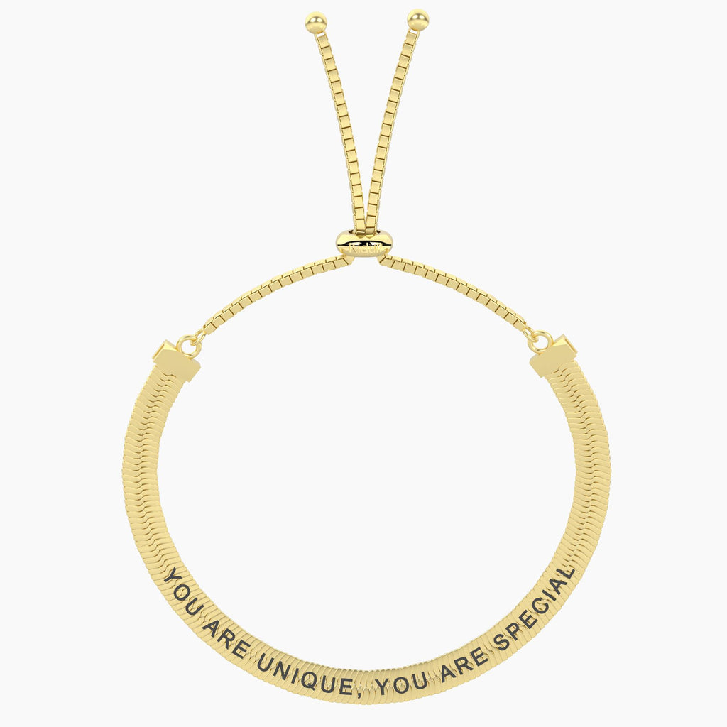 Bracciale Kidult donna "You are unique" gold