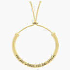 Bracciale Kidult donna "You are unique" gold