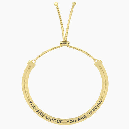 Bracciale Kidult donna "You are unique" gold