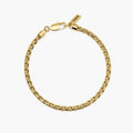Bracciale Kidult uomo   in acciaio dorato con catena cardano
