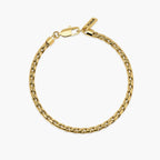 Bracciale Kidult uomo   in acciaio dorato con catena cardano