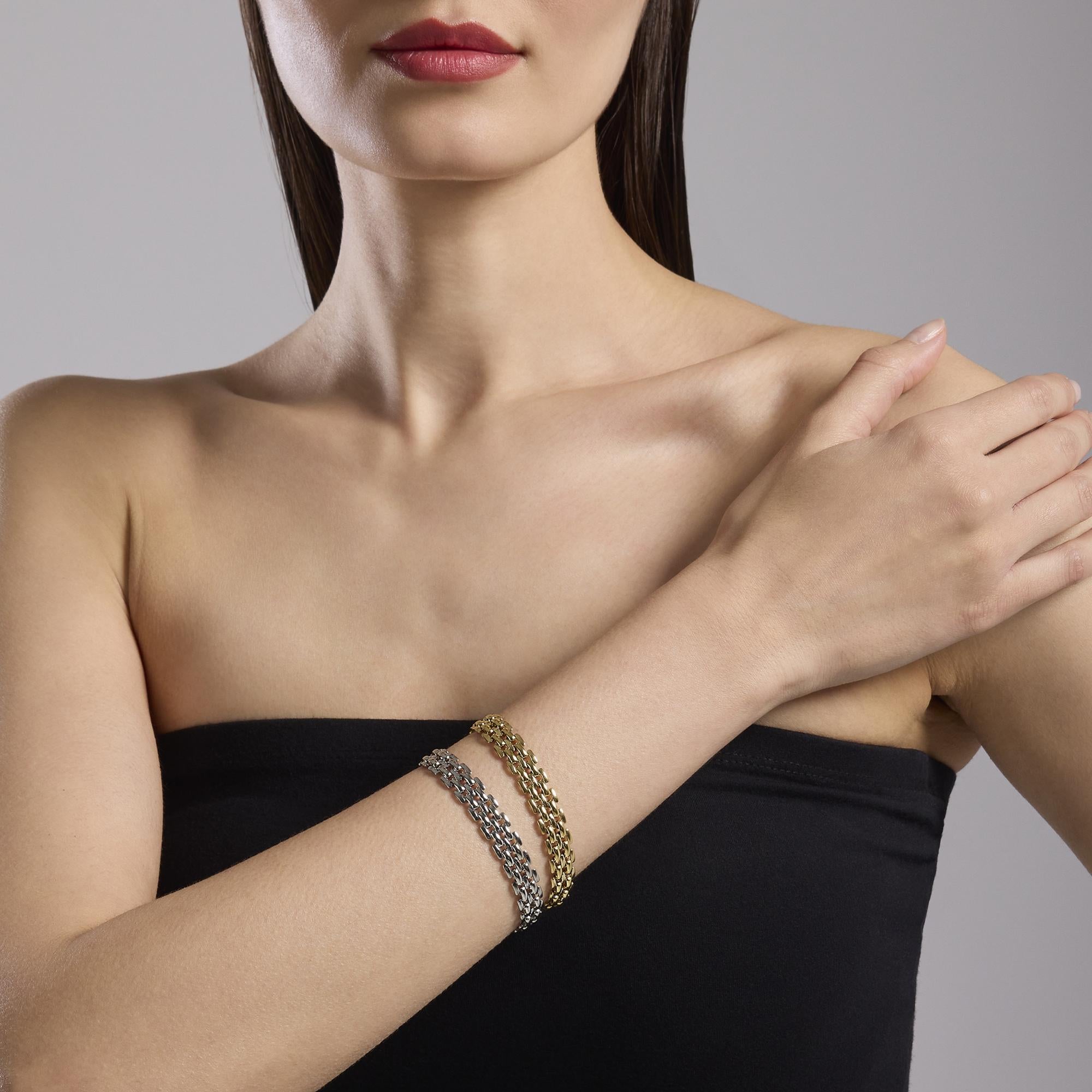 Bracciale Kidult Style 06 Catena panther gold