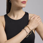 Bracciale Kidult Style 15 Rigido a cuore gold