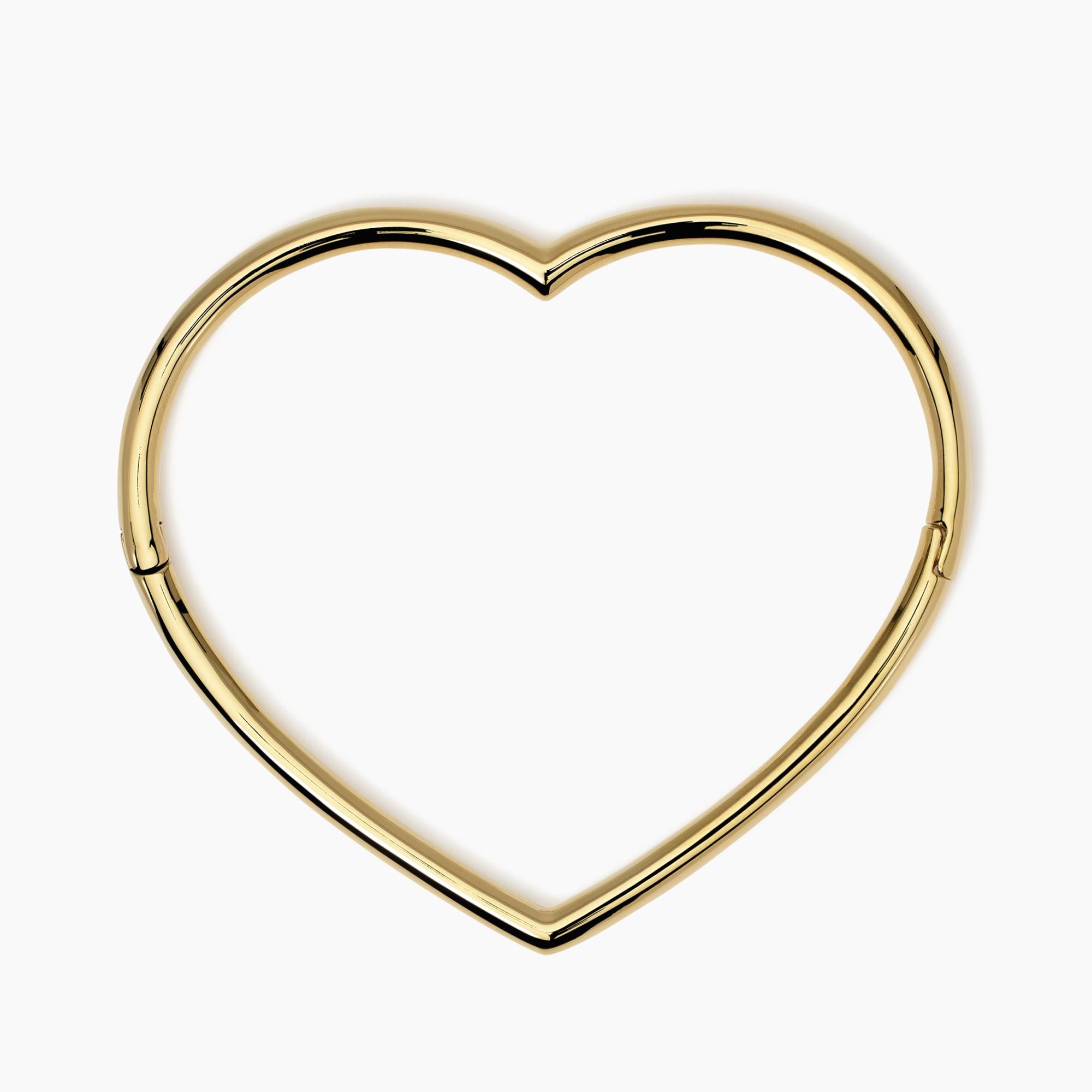 Bracciale Kidult Style 15 Rigido a cuore gold