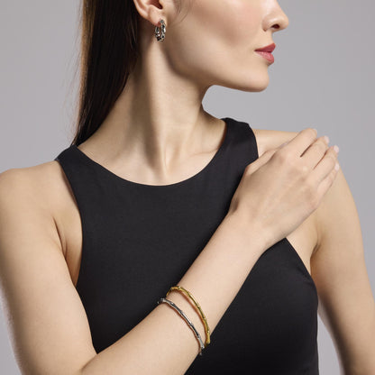 Bracciale Kidult Style 20 Rigido effetto bambù