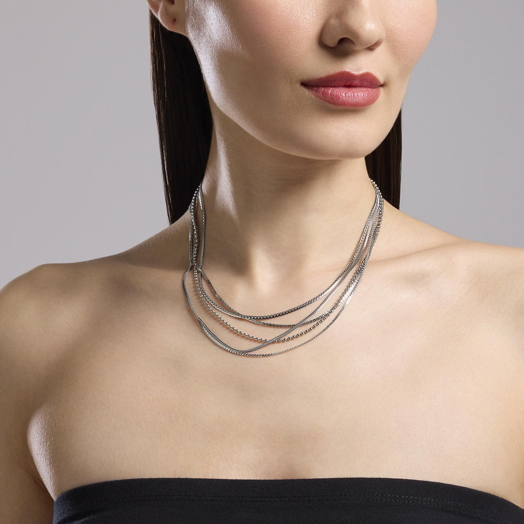 Collana Kidult Style 08 Catene multiple