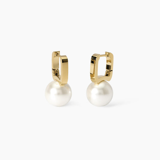 Orecchini Kidult Style 14 Perle conchiglia gold