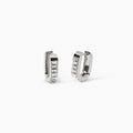 Orecchini Kidult Style 21 Ovali con cristalli baguette