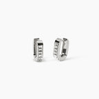 Orecchini Kidult Style 21 Ovali con cristalli baguette
