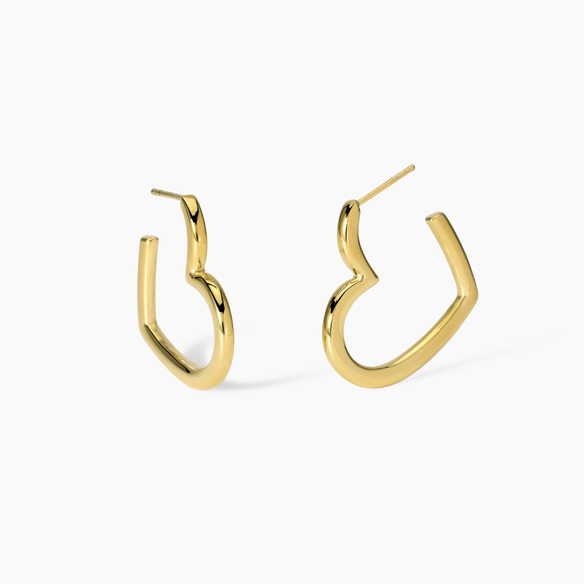 Orecchini Kidult Style 15 Cuore gold