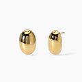 Orecchini Kidult Style 09 Bottone ovale gold