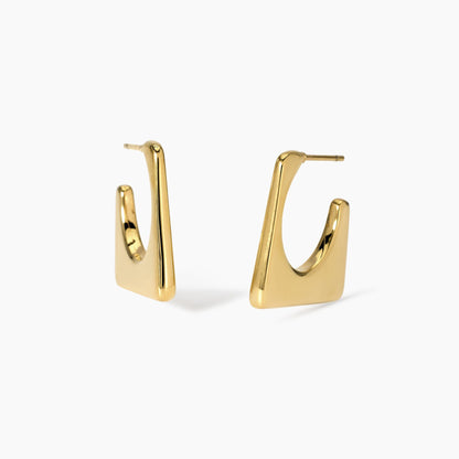 Orecchini Kidult Style 09 Rettangolo gold