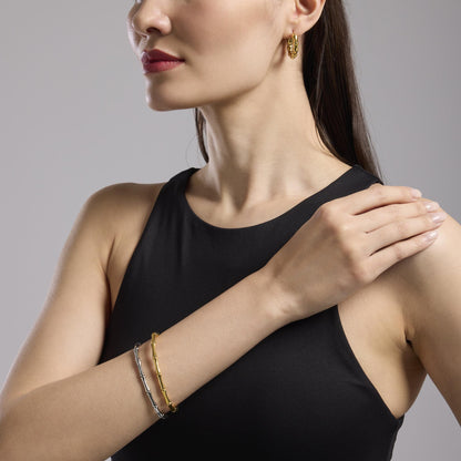 Orecchini Kidult Style 20 Cerchio bambù gold