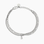 Bracciale Kidult Style donna Multifilo con cristallo