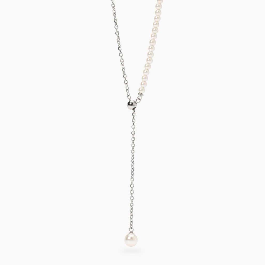 Collana Kidult donna Style Catena forzatina e perle