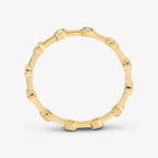Anello Milor Veretta con Cubic Zirconia Tonde Oro 375