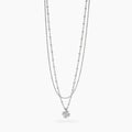 Collana Kidult Style donna Multifilo con quadrifoglio