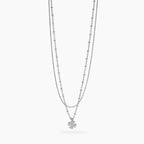 Collana Kidult Style donna Multifilo con quadrifoglio
