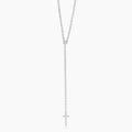 Collana Kidult Style donna Modello Y con croce e cristallo