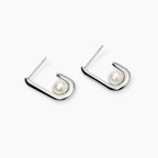 Orecchini Kidult Style donna Ovale con perla conchiglia