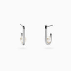 Orecchini Kidult Style donna Ovale con perla conchiglia