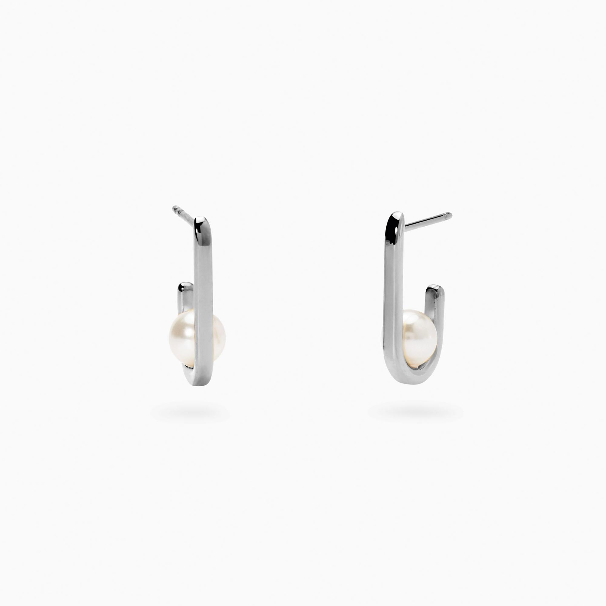 Orecchini Kidult Style donna Ovale con perla conchiglia