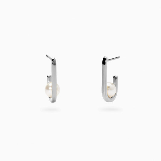 Orecchini Kidult Style donna Ovale con perla conchiglia
