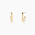 Orecchini Kidult Style donna Ovale con perla conchiglia