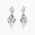 Orecchini Kidult Style donna Rombi liscio e martellato