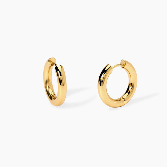 Orecchini Kidult Style donna Cerchio bombato gold