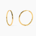 Orecchini Kidult Style donna Cerchio martellato gold