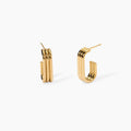 Orecchini Kidult Style donna Multifilo ovale gold
