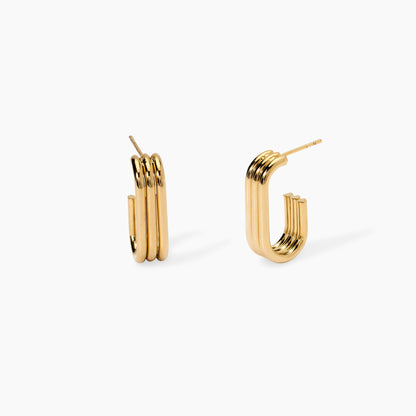 Orecchini Kidult Style donna Multifilo ovale gold