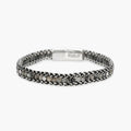 Bracciale Kidult uomo in acciaio e labradorite
