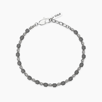 Bracciale Kidult Style uomo Acciaio ed ematite