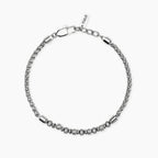 Bracciale Kidult Style uomo Catena spiga ed ematite
