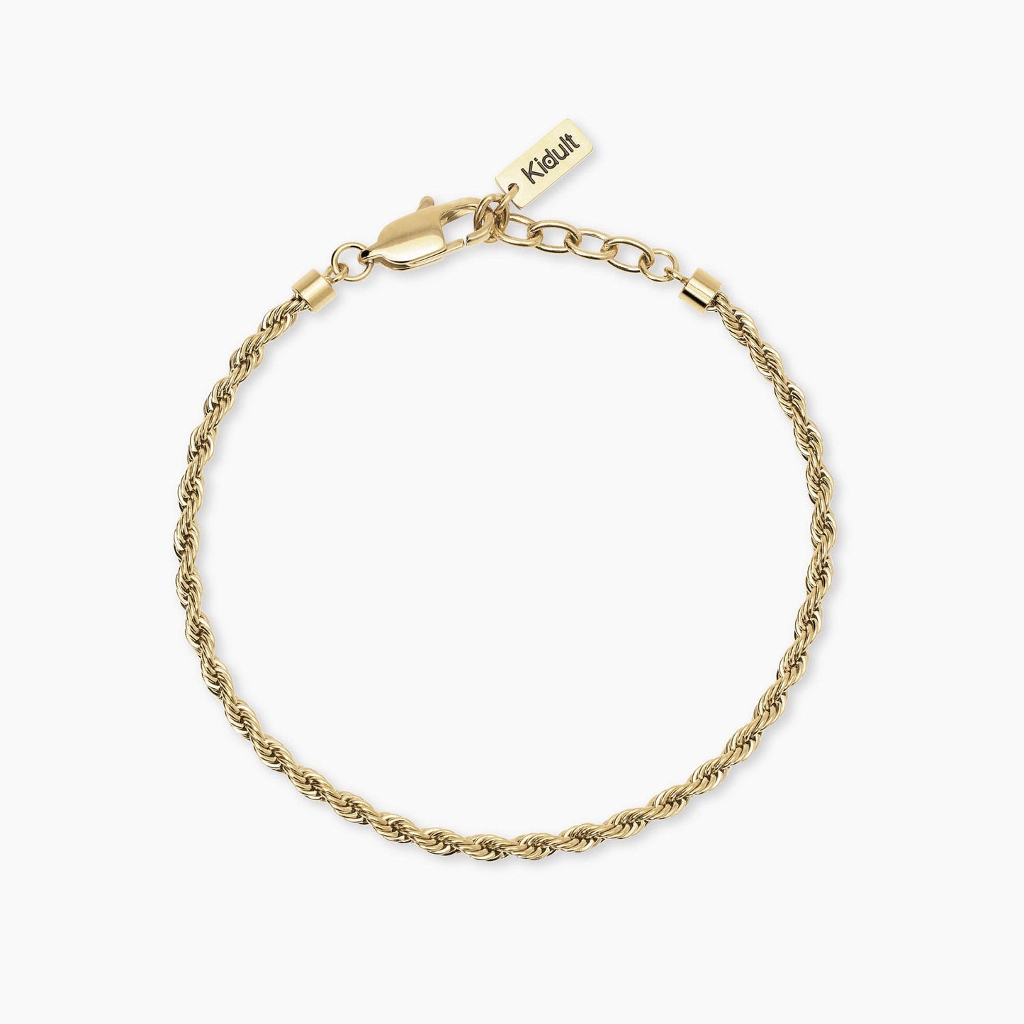 Bracciale Kidult Style uomo Catena corda gold