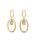 Orecchini donna Anartxy ZIRCONIA ovali  pendenti