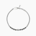 Bracciale Kidult Style uomo Catena veneta ed ematite sfaccettata