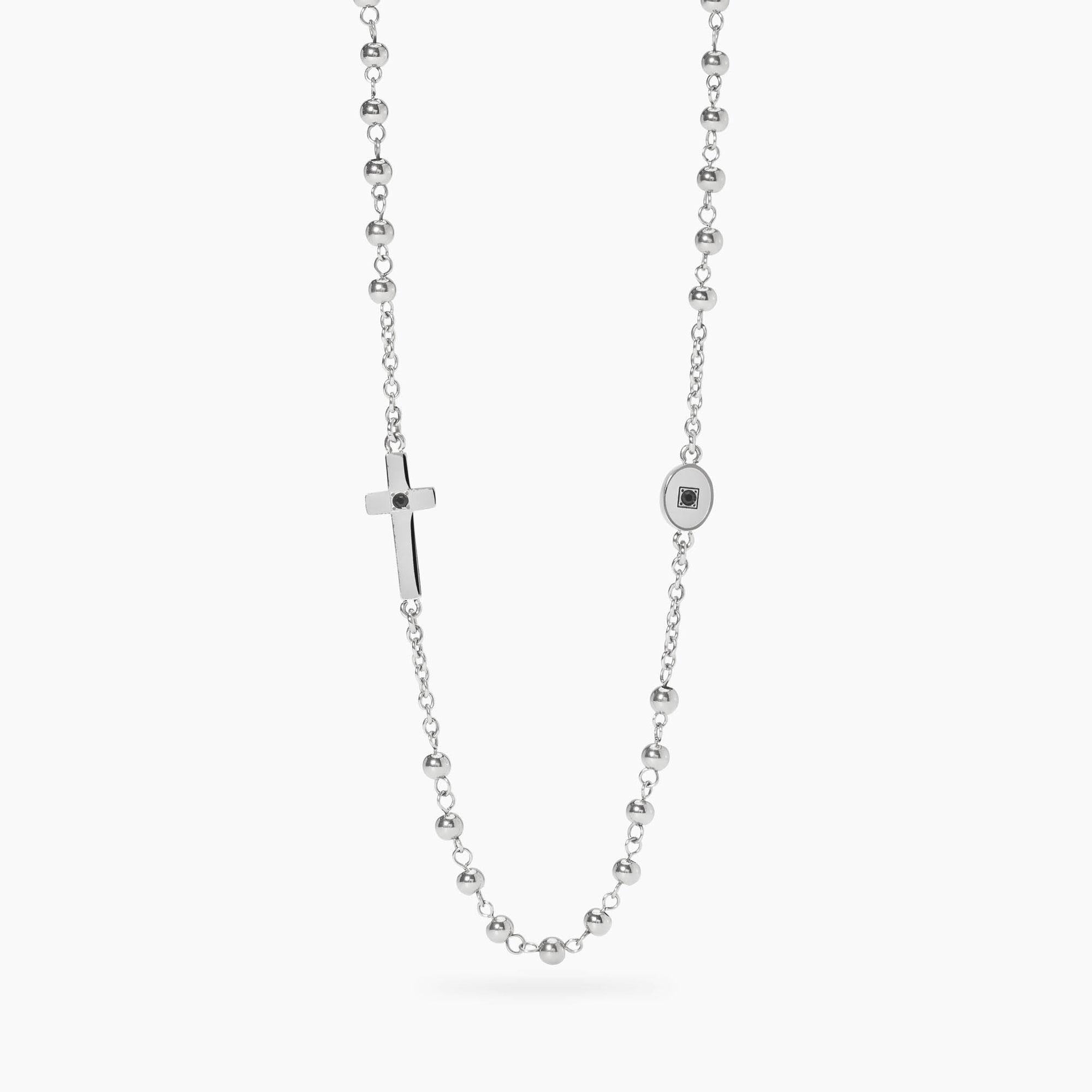 Collana Kidult Style uomo Rosario