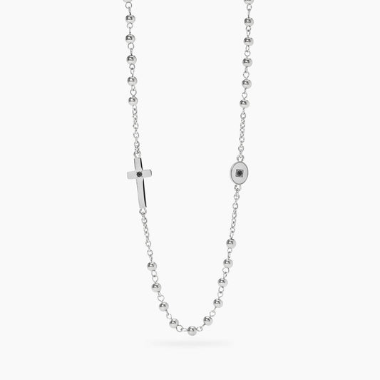 Collana Kidult Style uomo Rosario